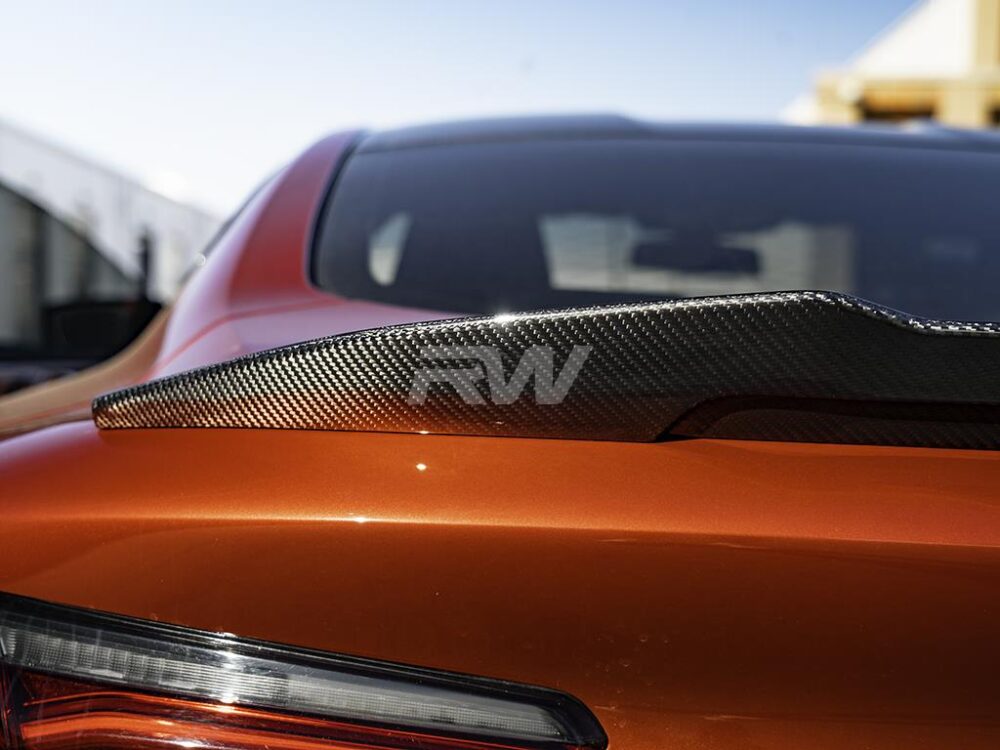 RW Carbon BMW G16 F93 Gran Coupe GTX CF Trunk Spoiler - Image 14
