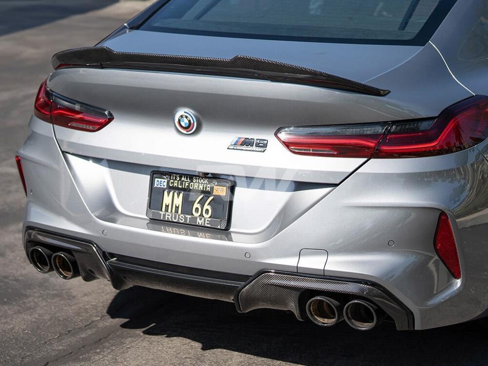 RW Carbon BMW G16 F93 Gran Coupe GTX CF Trunk Spoiler - Image 4
