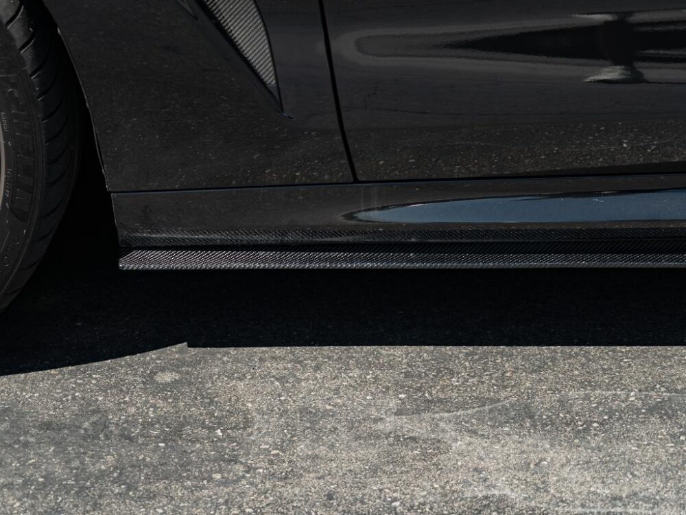 RW Carbon BMW G16/F93 M8 RWS CF Side Skirt Extensions - Image 8