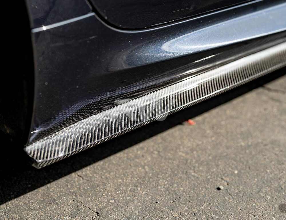 Alternative view of RW Carbon BMW G16/F93 M8 RWS CF Side Skirt Extensions