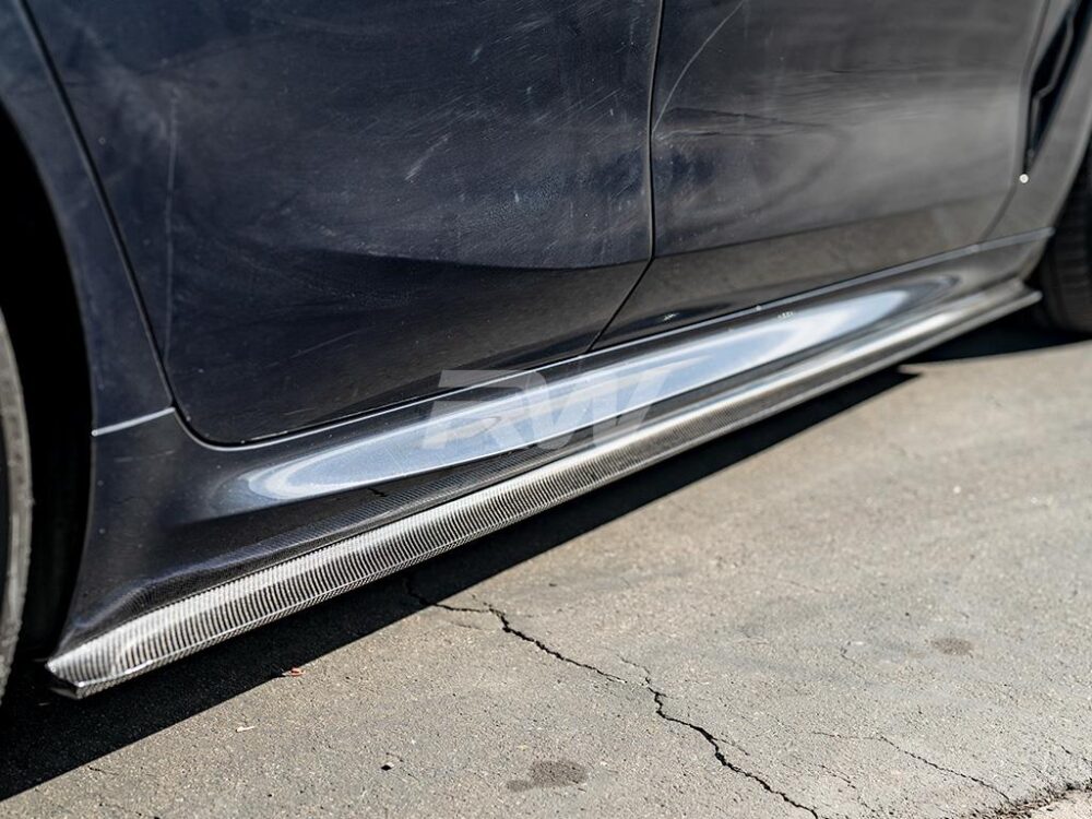 RW Carbon BMW G16/F93 M8 RWS CF Side Skirt Extensions - Image 4