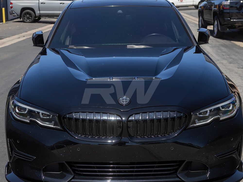 RW Carbon BMW G20 3-Series DTM Aluminum Hood - Image 2