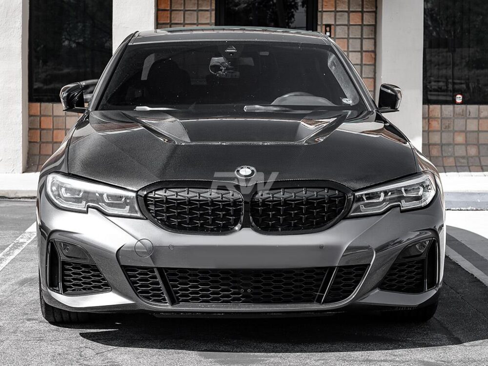 RW Carbon BMW G20 3-Series DTM Carbon Fiber Hood - Image 9