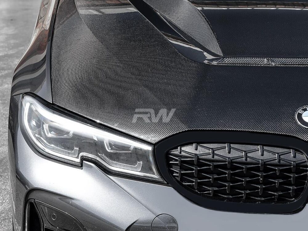 RW Carbon BMW G20 3-Series DTM Carbon Fiber Hood - Image 12