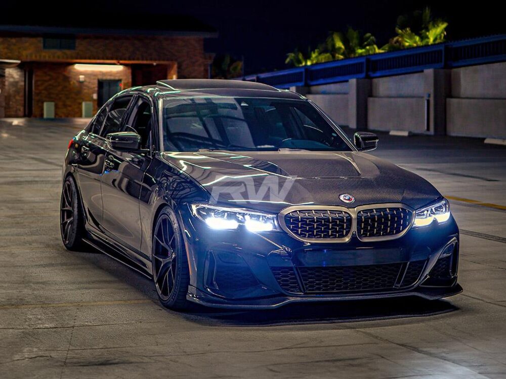 RW Carbon BMW G20 3-Series DTM Carbon Fiber Hood - Image 3