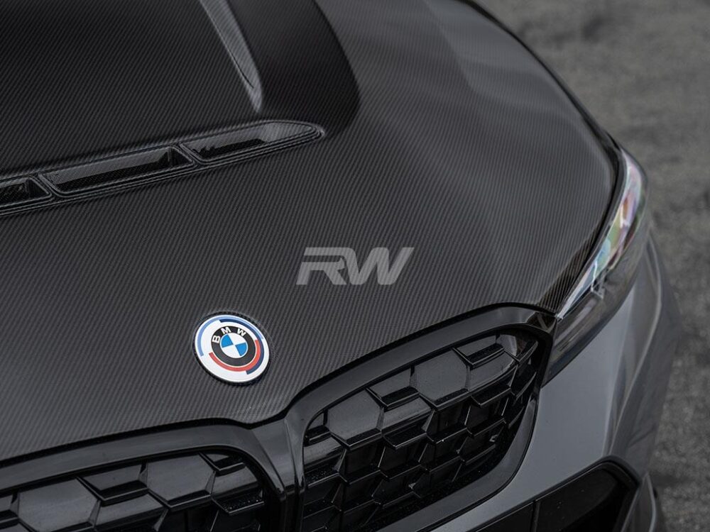 RW Carbon BMW G20 3-Series DTM Carbon Fiber Hood - Image 4