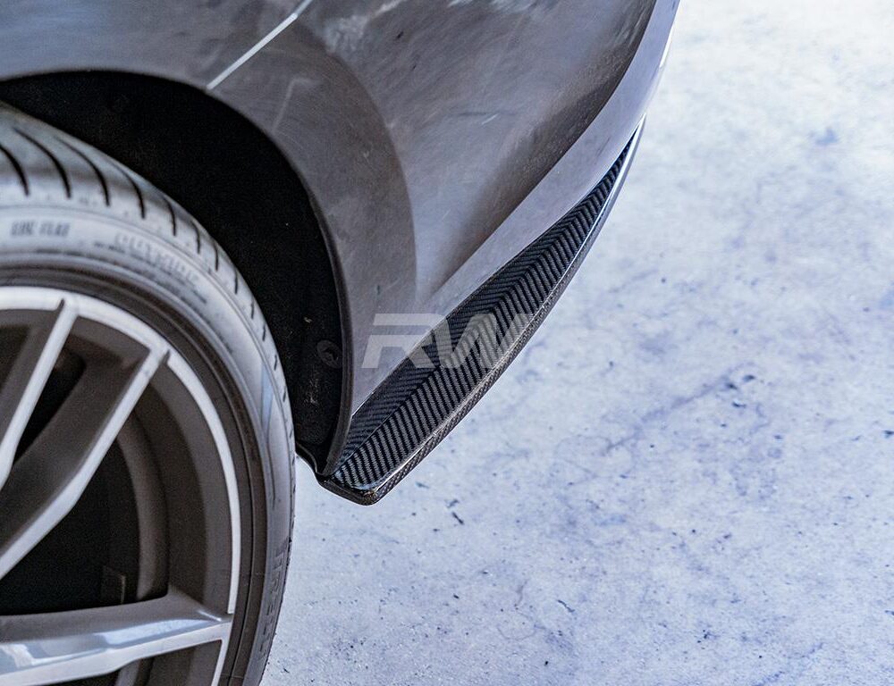 RW Carbon BMW G20 Carbon Fiber Rear Bumper Splitters