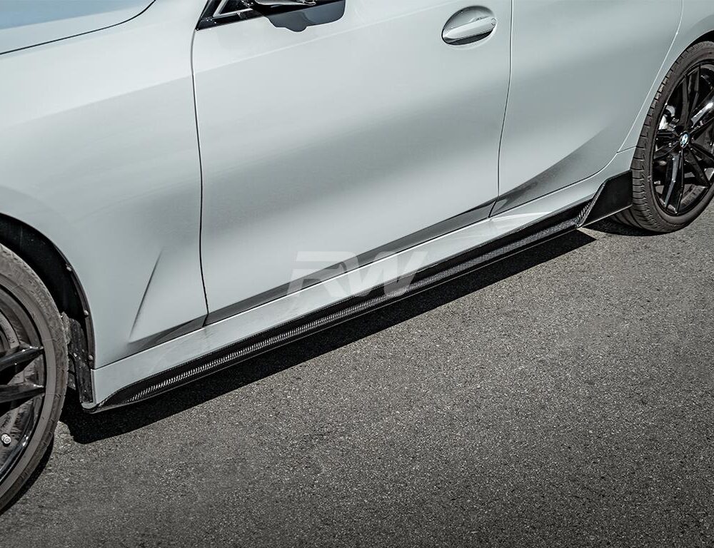 RW Carbon BMW G20 DTM Carbon Fiber Side Skirt Extensions