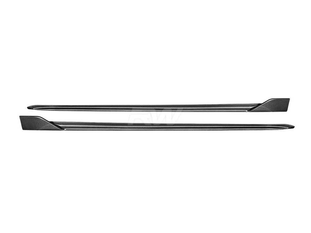 RW Carbon BMW G20 DTM Carbon Fiber Side Skirt Extensions - Image 8