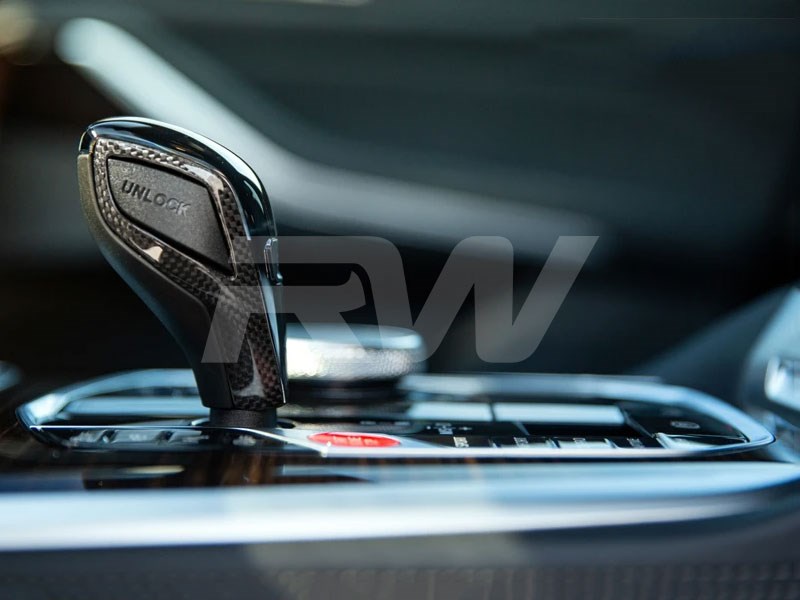 RW Carbon BMW G20 G22 Carbon Fiber Gear Selector Side Trims