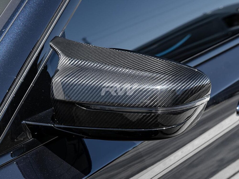 RW Carbon BMW G20 G30 G14 G15 G16 M Style CF Mirror Caps - Image 3