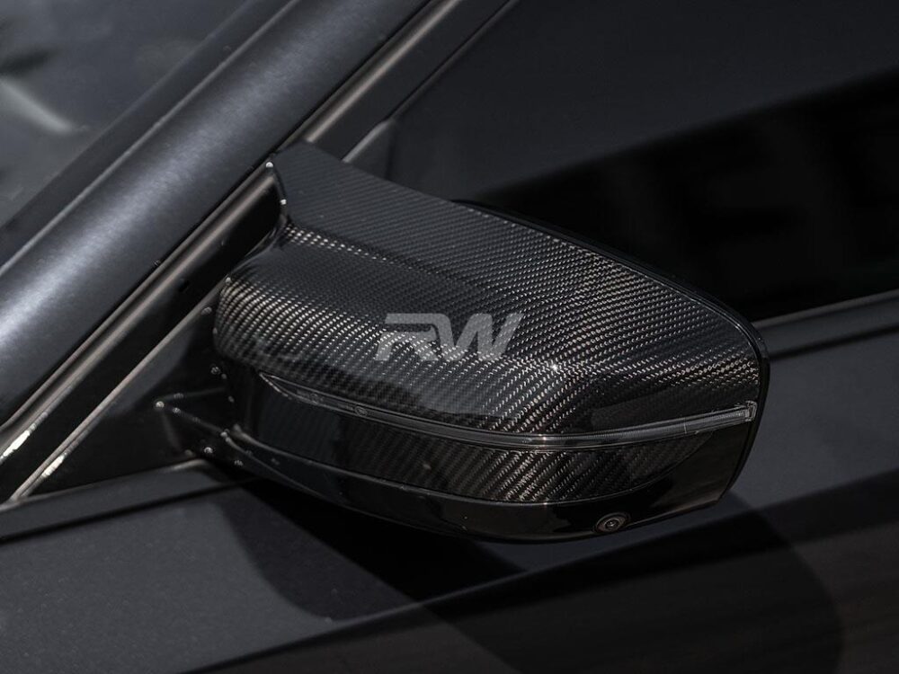 RW Carbon BMW G20 G30 G14 G15 G16 M Style CF Mirror Caps - Image 8