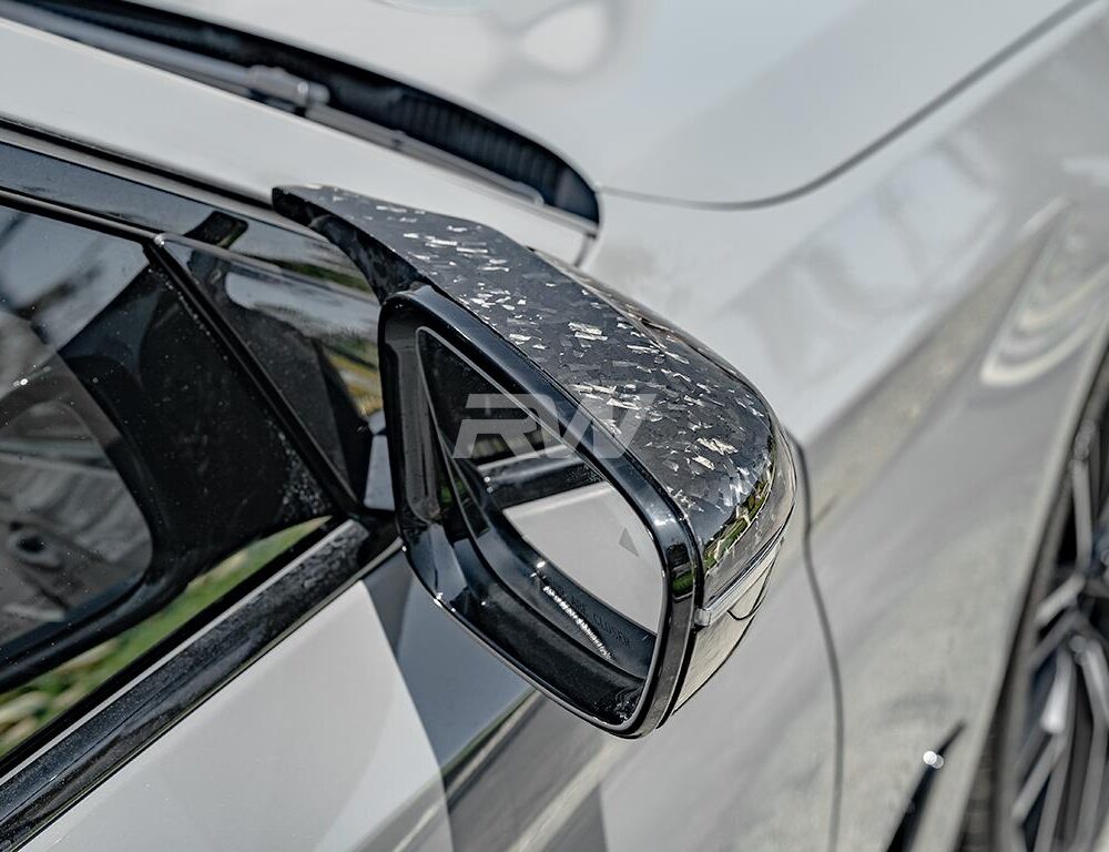 Alternative view of RW Carbon BMW G20 G30 G14 G15 G16 M Style Forged Carbon Mirror Caps