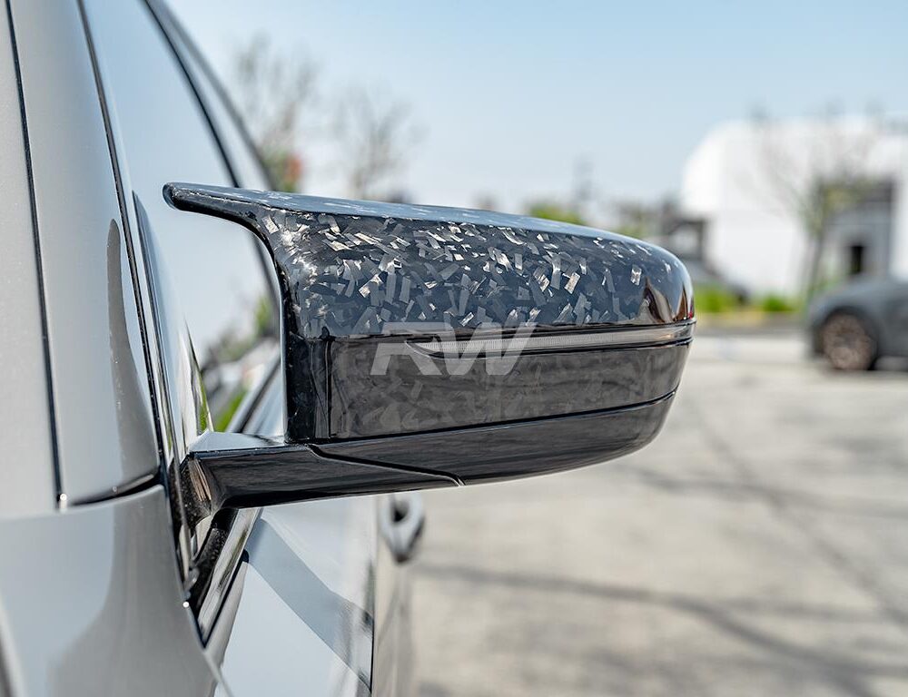RW Carbon BMW G20 G30 G14 G15 G16 M Style Forged Carbon Mirror Caps