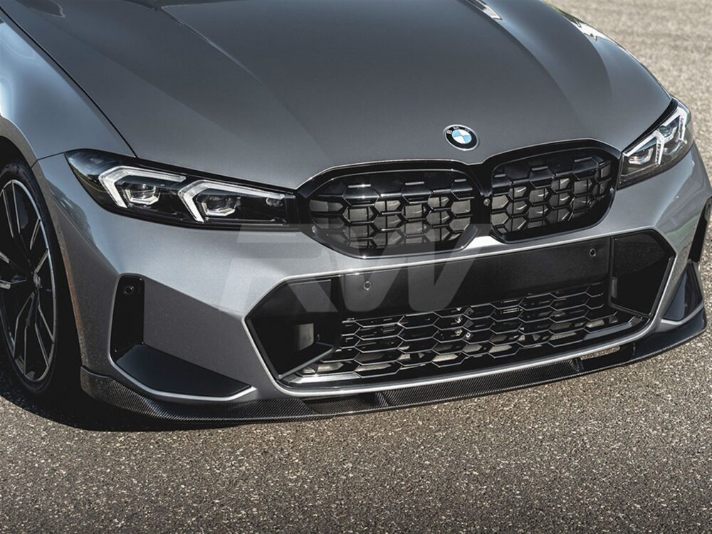 RW Carbon BMW G20 LCI 3D Style Carbon Fiber Front Lip - Image 3
