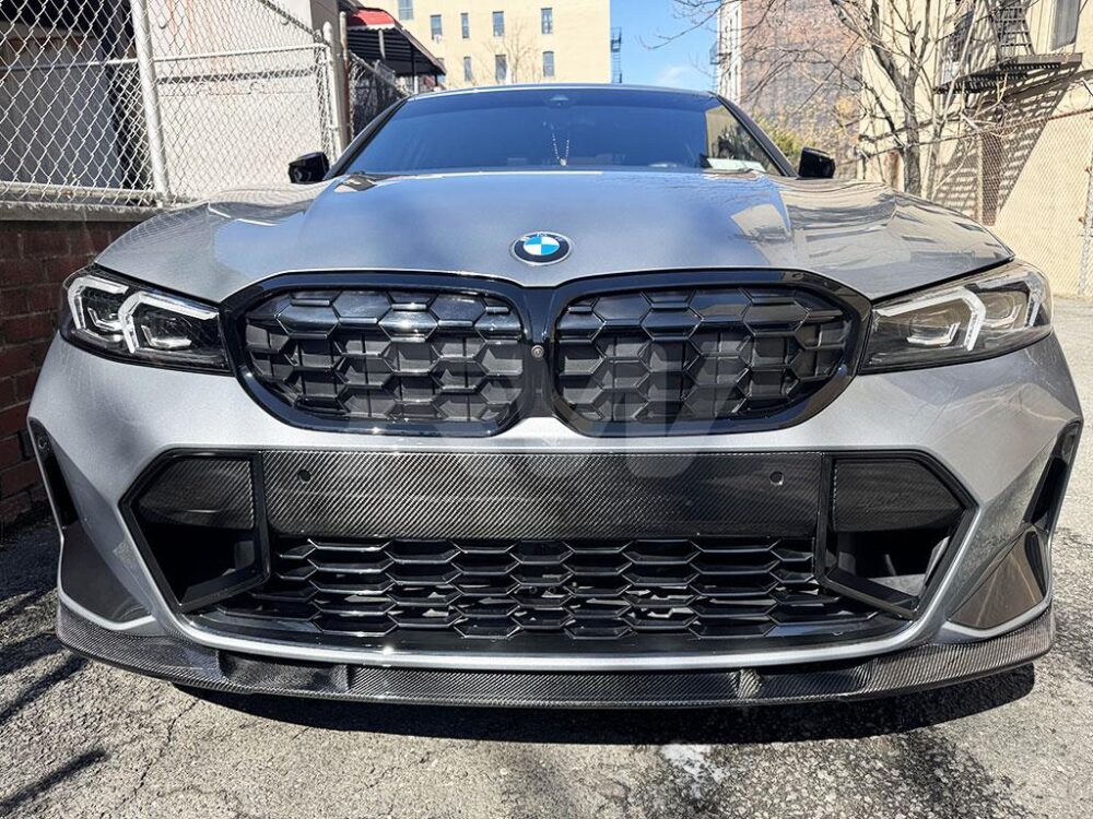 RW Carbon BMW G20 LCI Carbon Fiber Front Bumper Trim - Image 3