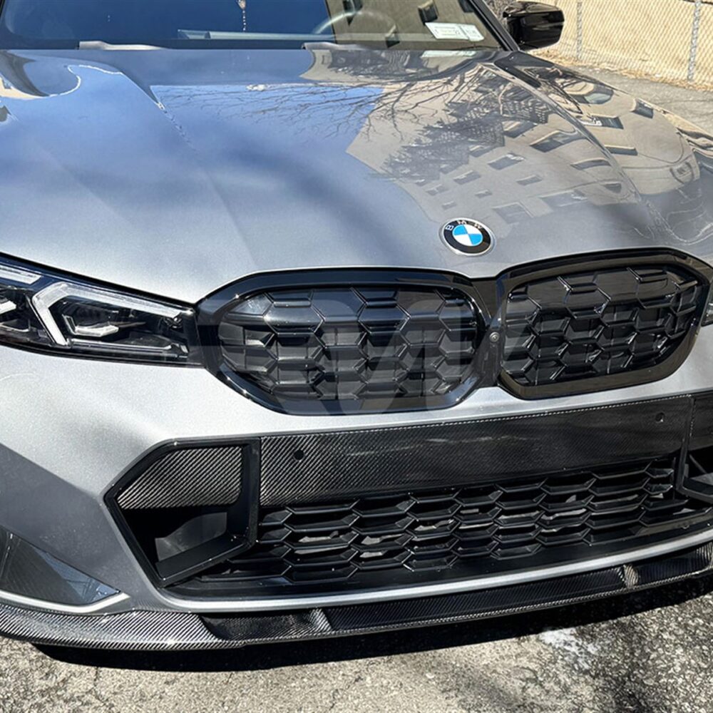 Alternative view of RW Carbon BMW G20 LCI Carbon Fiber Front Bumper Trim