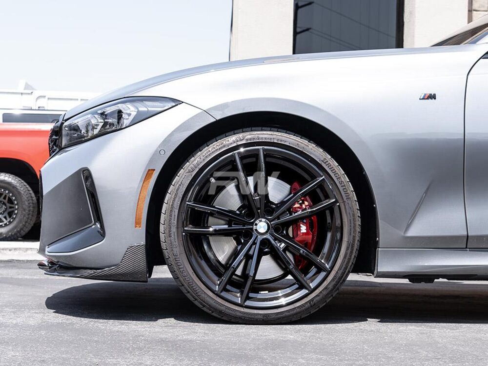 RW Carbon BMW G20 LCI Carbon Fiber Performance Style Front Lip - Image 5