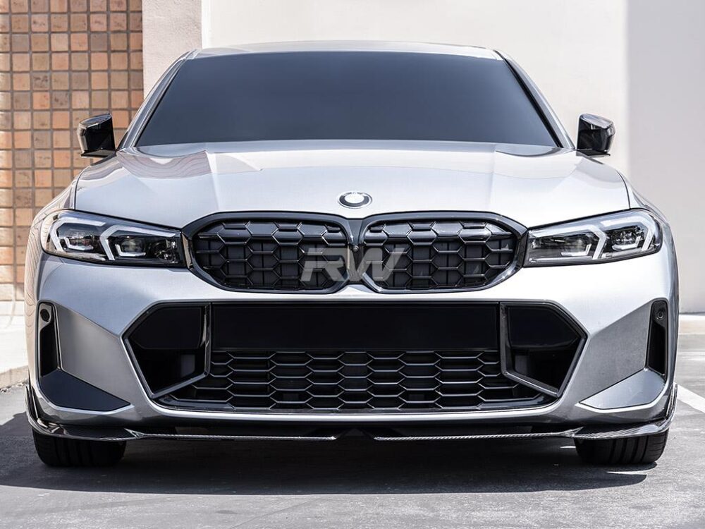 RW Carbon BMW G20 LCI Carbon Fiber Performance Style Front Lip - Image 2
