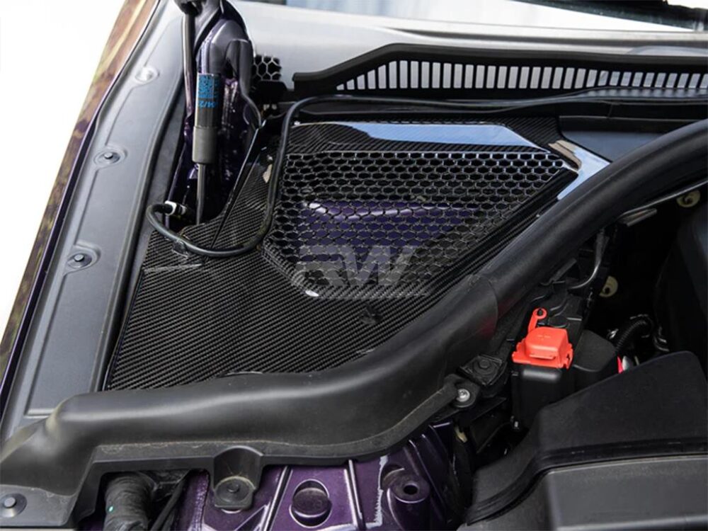 RW Carbon BMW G20 M340i CF Engine Cowl Panel Trim Set - Image 5