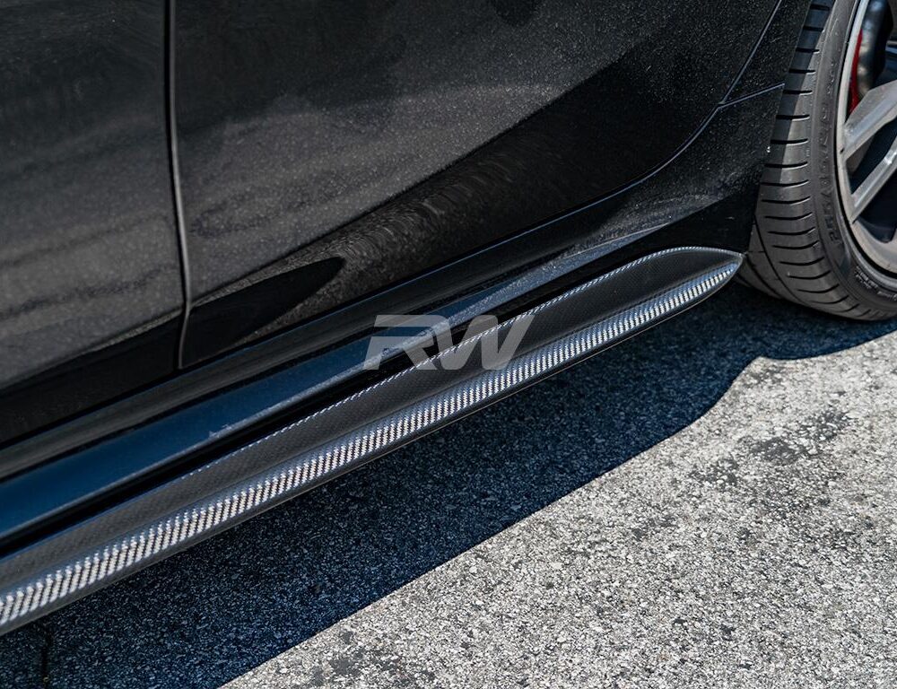 Alternative view of RW Carbon BMW G20 Performance Style Carbon Fiber Side Skirts