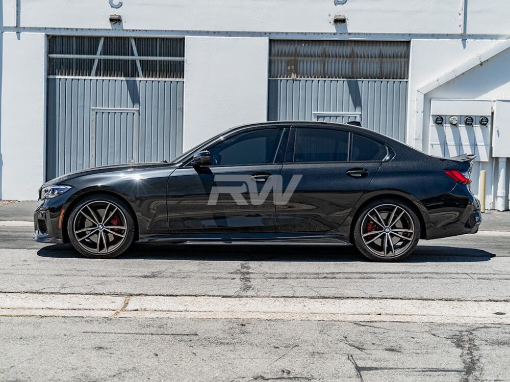 RW Carbon BMW G20 Performance Style Carbon Fiber Side Skirts - Image 4