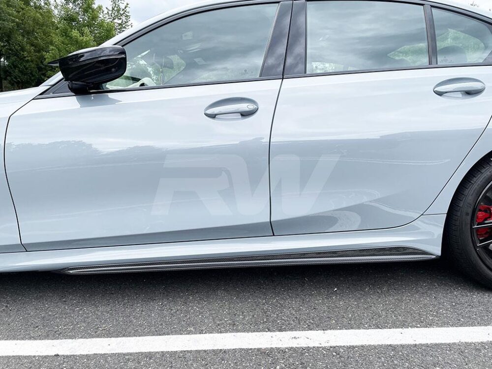 RW Carbon BMW G20 Performance Style Carbon Fiber Side Skirts - Image 9