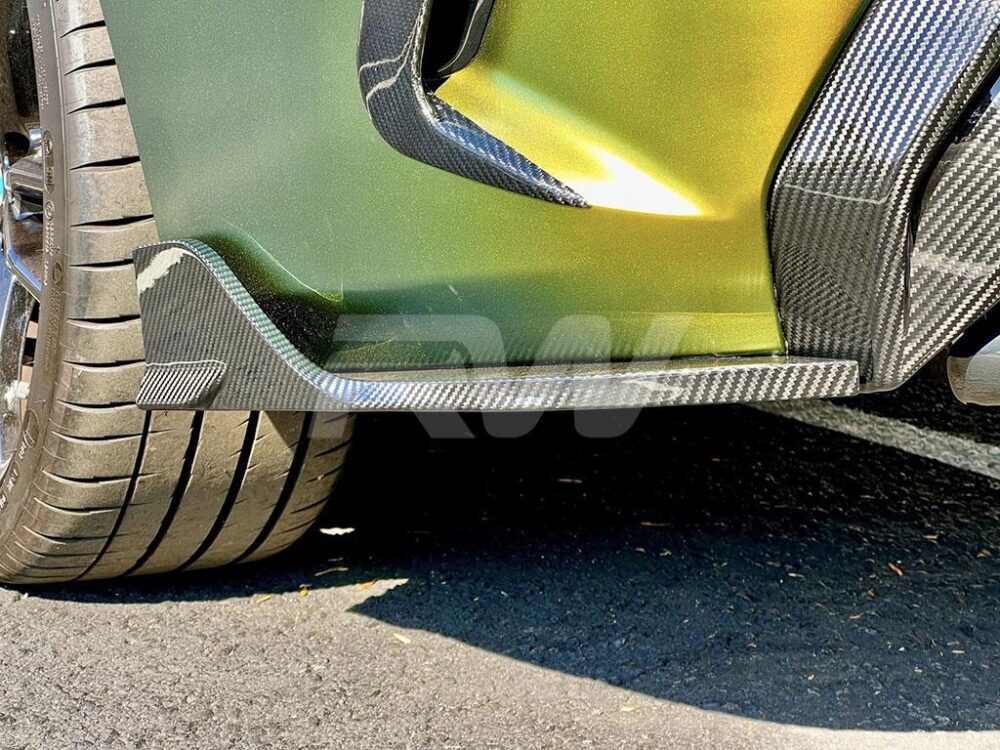 RW Carbon BMW G22 G23 4-Series DTM Carbon Fiber Diffuser - Image 6