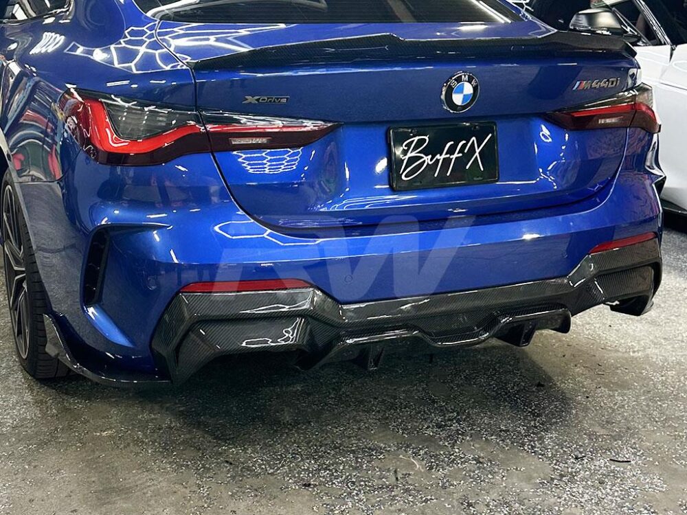RW Carbon BMW G22 G23 4-Series DTM Carbon Fiber Diffuser - Image 13