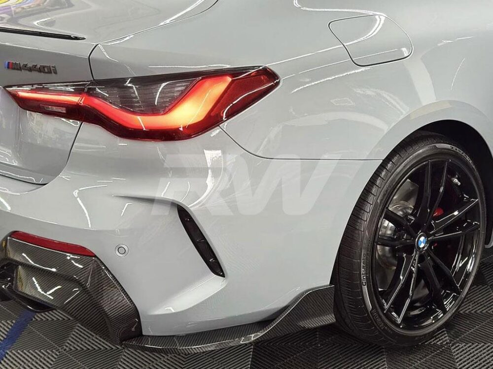 RW Carbon BMW G22 G23 4-Series DTM Carbon Fiber Diffuser - Image 11