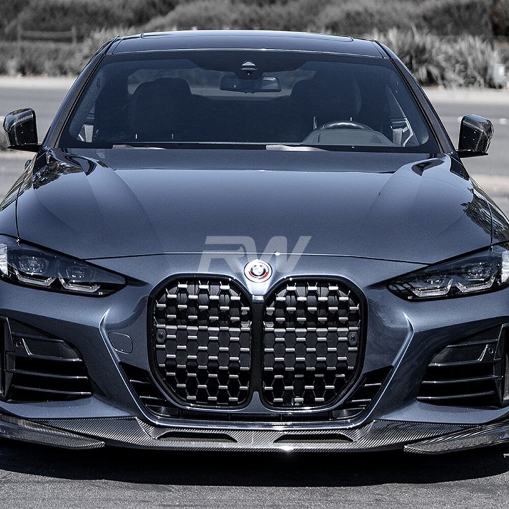 Alternative view of RW Carbon BMW G22 G23 4-Series DTM Carbon Fiber Front Lip