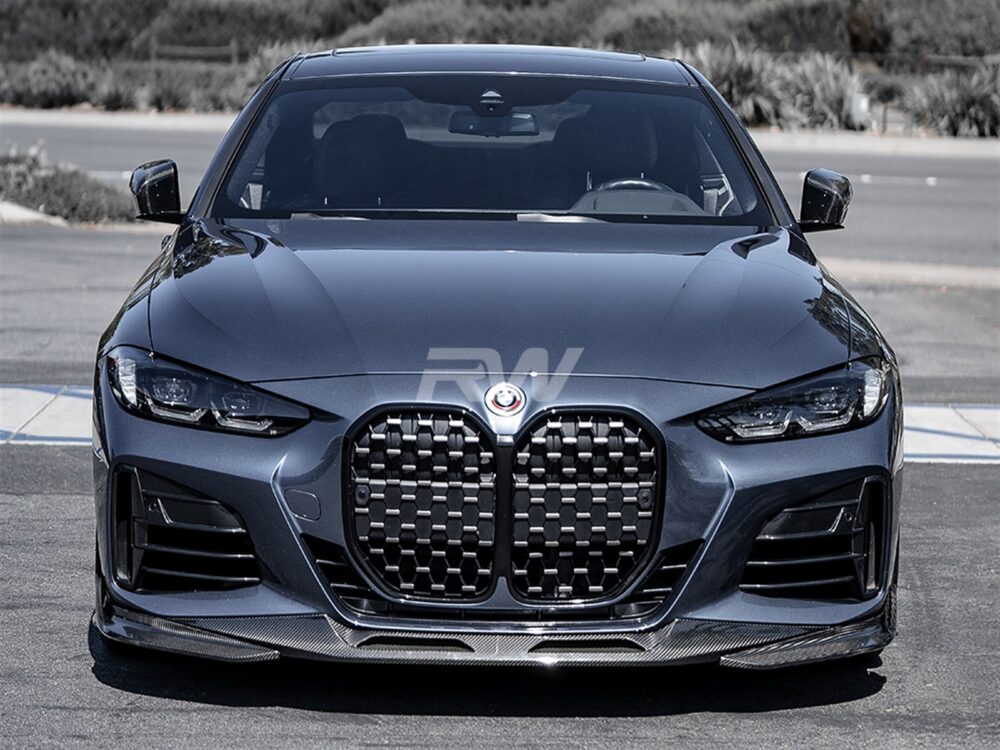 RW Carbon BMW G22 G23 4-Series DTM Carbon Fiber Front Lip - Image 2