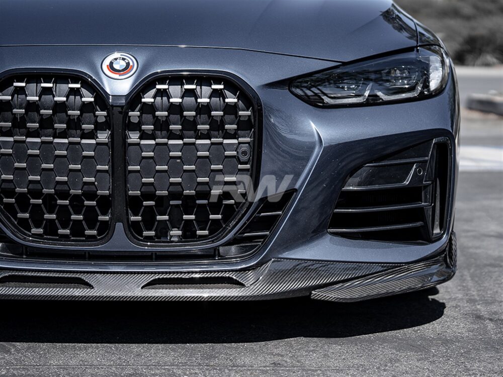 RW Carbon BMW G22 G23 4-Series DTM Carbon Fiber Front Lip - Image 3