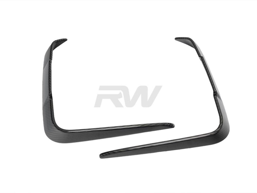 RW Carbon BMW G22 G23 Carbon Fiber Front Duct Trims - Image 4