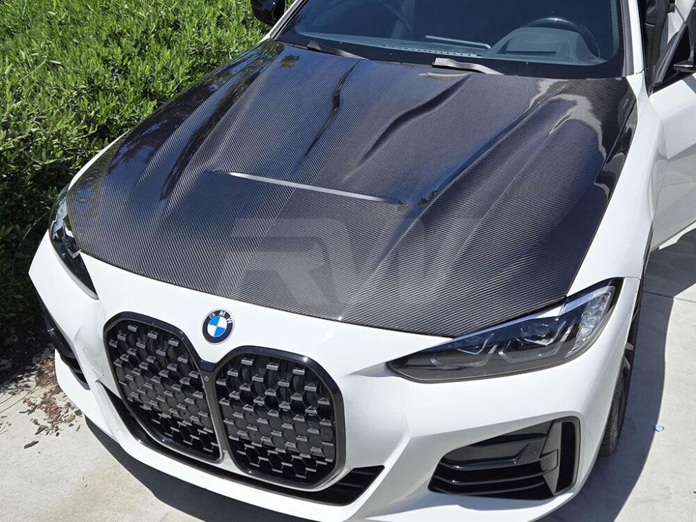 RW Carbon BMW G22 G23 G26 4-Series Carbon Fiber Hood
