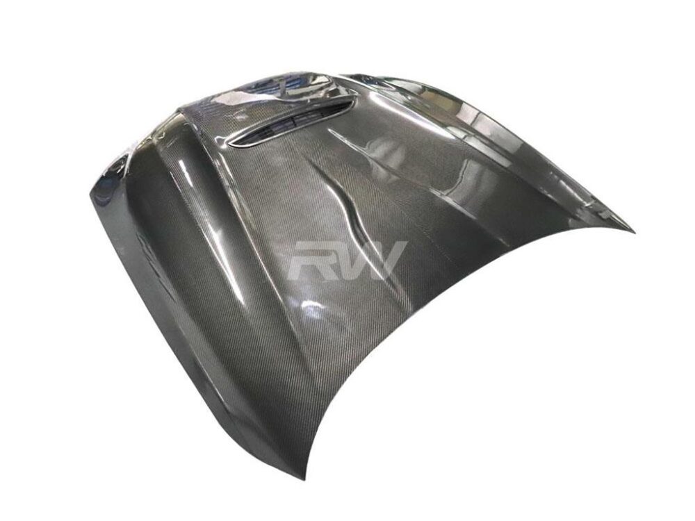 RW Carbon BMW G22 G23 G26 4-Series Carbon Fiber Hood - Image 3