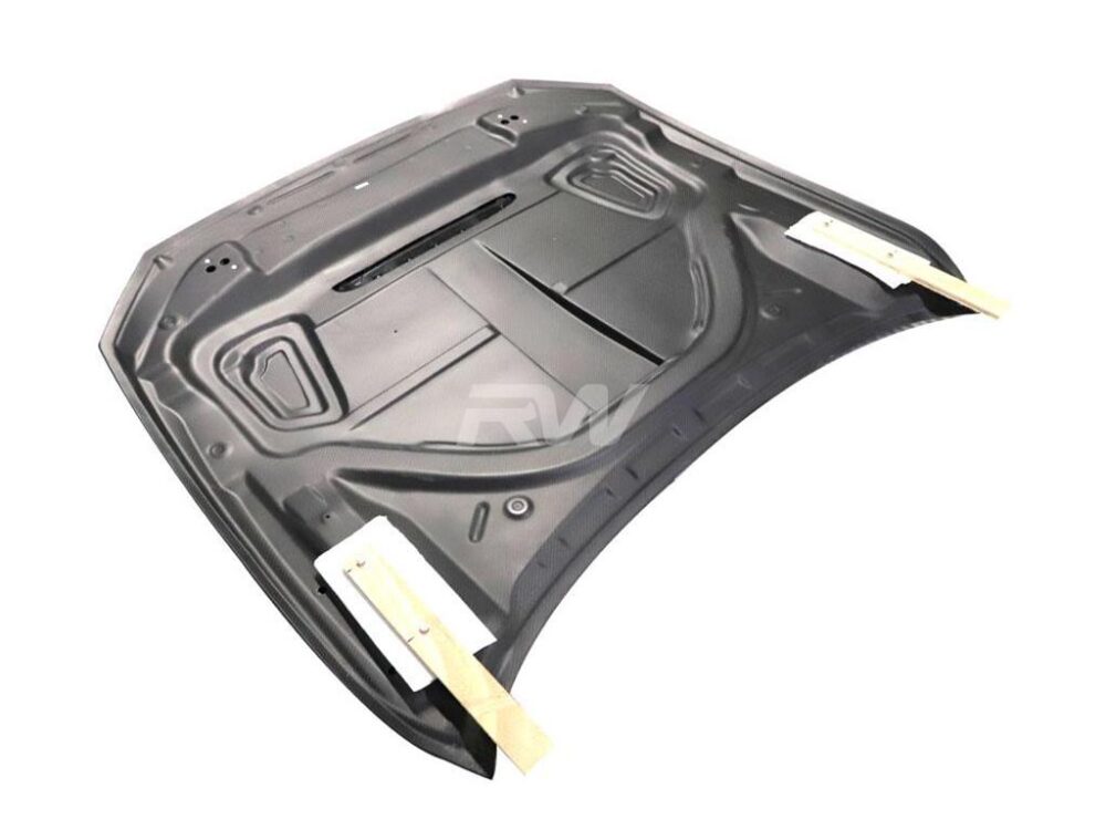 RW Carbon BMW G22 G23 G26 4-Series Carbon Fiber Hood - Image 5