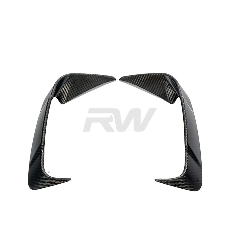 Alternative view of RW Carbon BMW G22 G23 Rear Carbon Fiber Bumper Trims