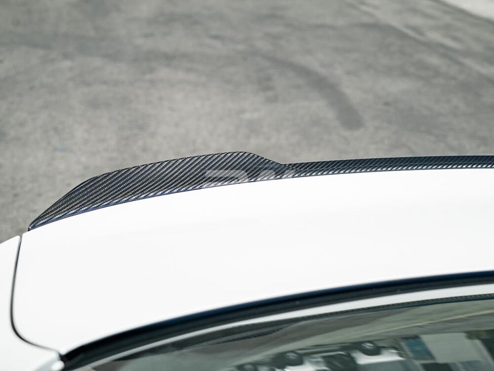 RW Carbon BMW G22 G82 DTM Carbon Fiber Trunk Spoiler - Image 4