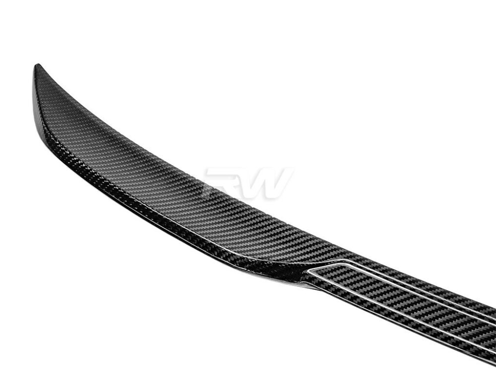 RW Carbon BMW G22 G82 DTM Carbon Fiber Trunk Spoiler - Image 9
