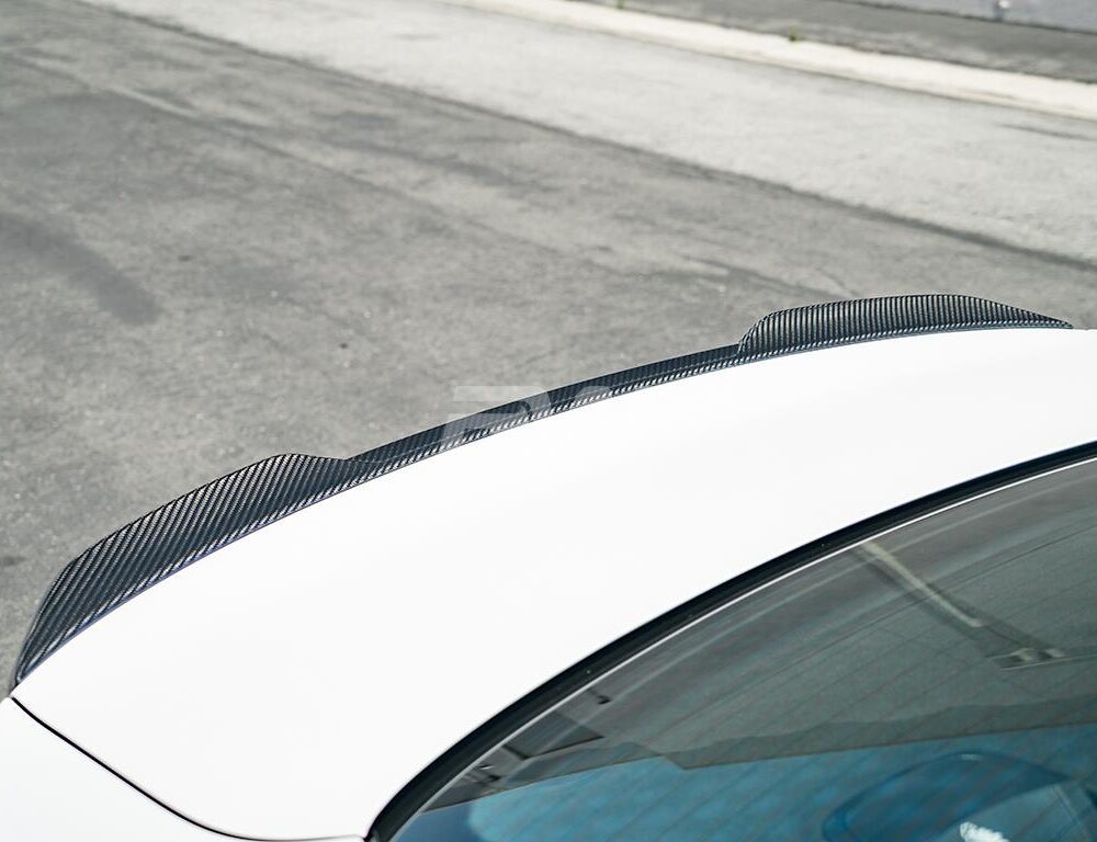 Alternative view of RW Carbon BMW G22 G82 DTM Carbon Fiber Trunk Spoiler