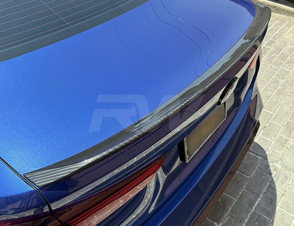 Alternative view of RW Carbon BMW G22/G82 M Style Carbon Fiber Trunk Spoiler