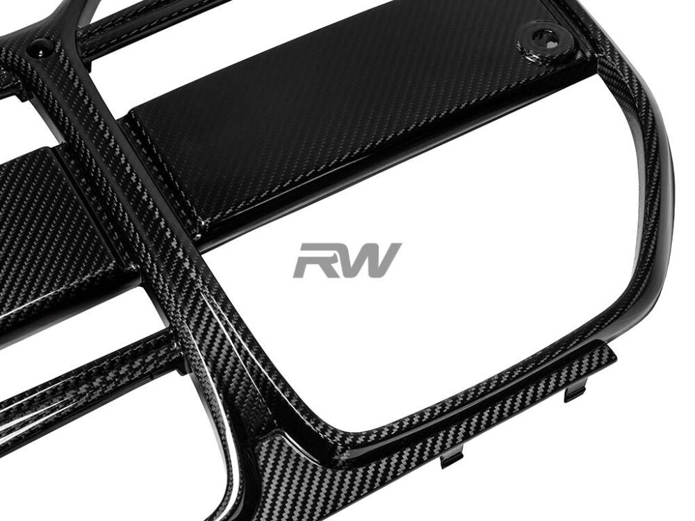 RW Carbon BMW G26 4-Series CSL Style Carbon Fiber Front Grille - Image 16