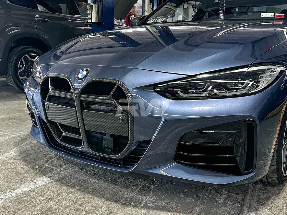 RW Carbon BMW G26 4-Series CSL Style Carbon Fiber Front Grille - Image 5