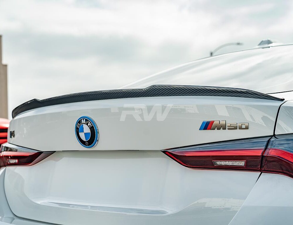 RW Carbon BMW G26 4-Series / i4 Carbon Fiber DTM Trunk Spoiler