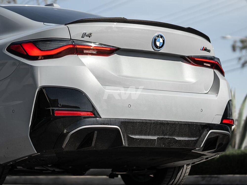 RW Carbon BMW G26 4-Series / i4 Carbon Fiber DTM Trunk Spoiler - Image 5