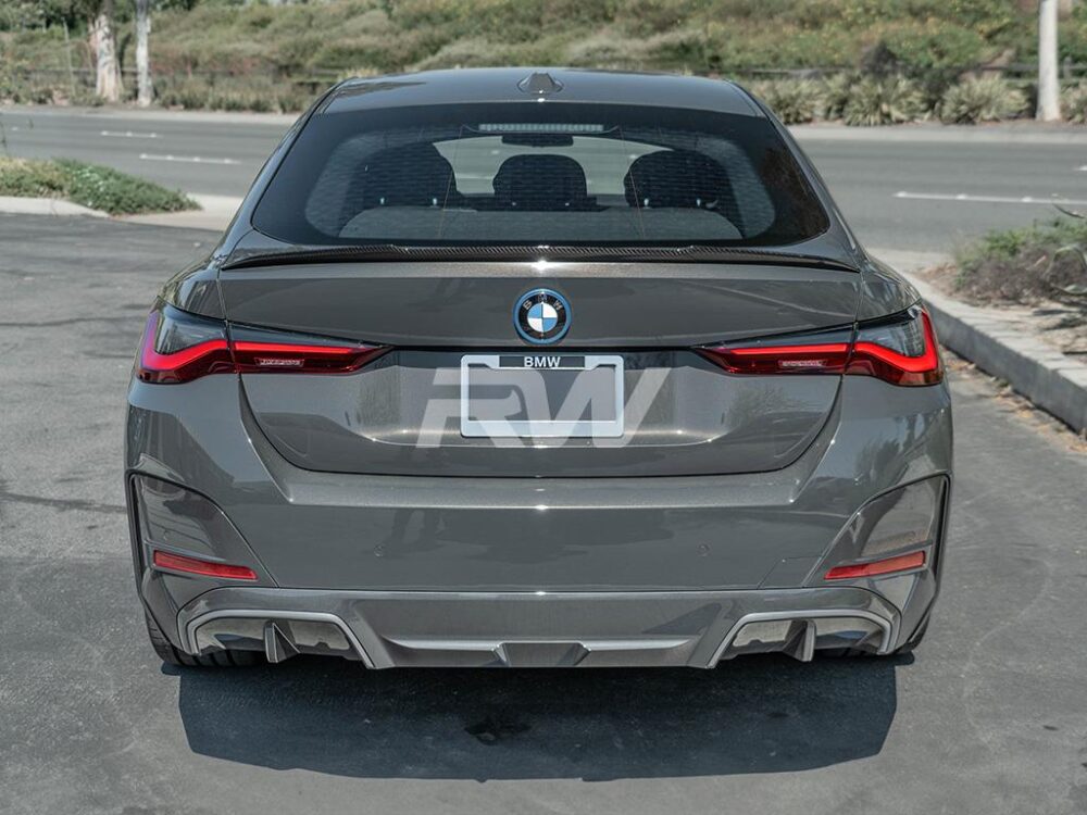 RW Carbon BMW G26 4-Series / i4 Carbon Fiber DTM Trunk Spoiler - Image 12