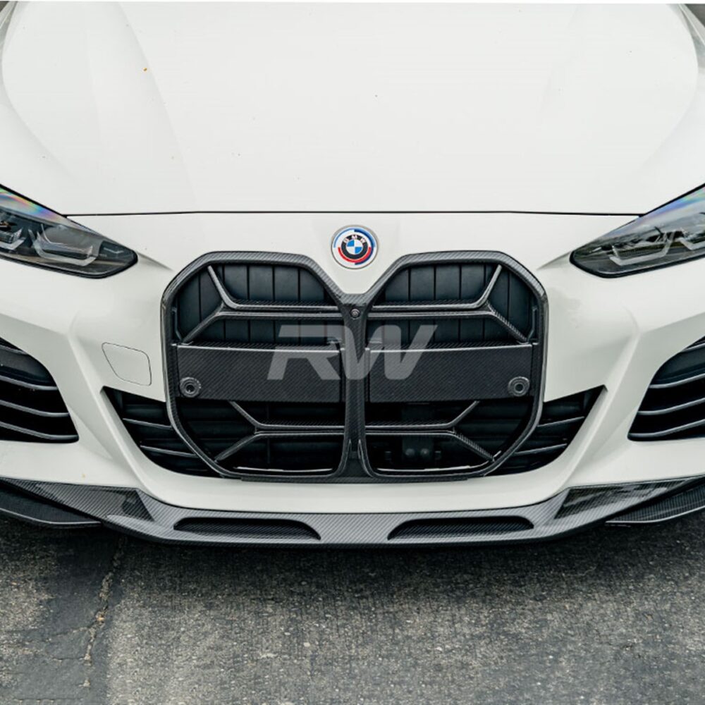 Alternative view of RW Carbon BMW G26 4-Series / i4 Carbon Fiber Front Lip