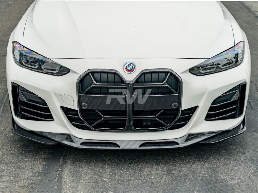 RW Carbon BMW G26 4-Series / i4 Carbon Fiber Front Lip - Image 2