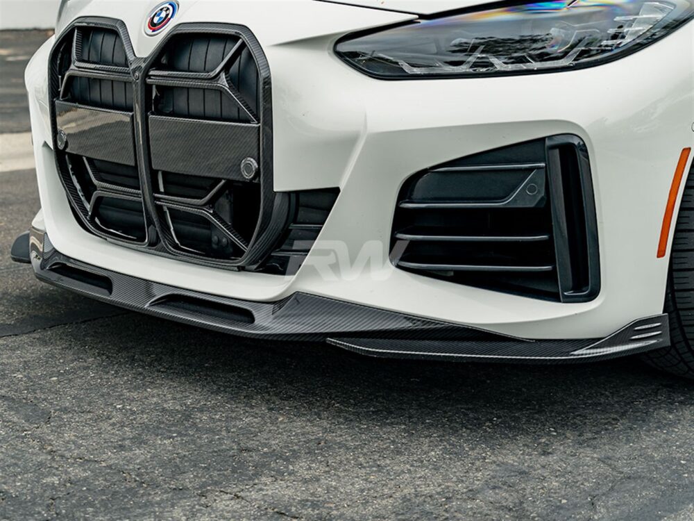 RW Carbon BMW G26 4-Series / i4 Carbon Fiber Front Lip - Image 5